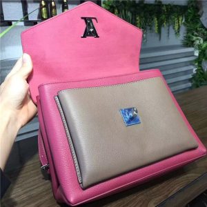 Louis Vuitton My Lockme Rose Bruyere Taupe Glace