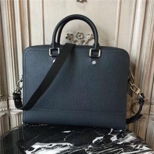 Louis Vuitton Canyon Biefriefcase Blue Marine