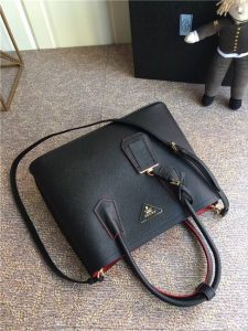 Prada Double Textured-leather Tote (Varied Colors)