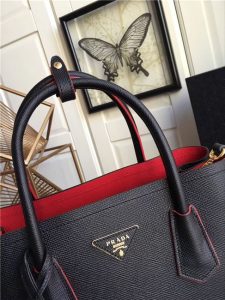 Prada Double Textured-leather Tote (Varied Colors)