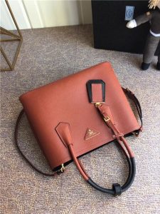 Prada Double Textured-leather Tote (Varied Colors)