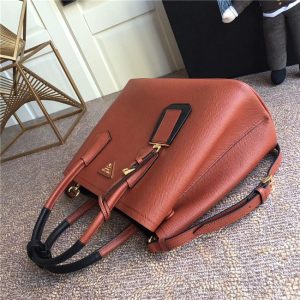 Prada Double Textured-leather Tote (Varied Colors)