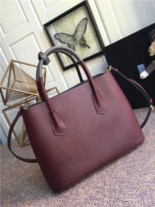 Prada Double Textured-leather Tote (Varied Colors)