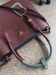 Prada Double Textured-leather Tote (Varied Colors)
