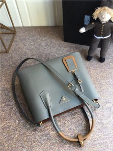 Prada Double Textured-leather Tote (Varied Colors)