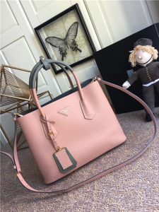 Prada Double Textured-leather Tote (Varied Colors)