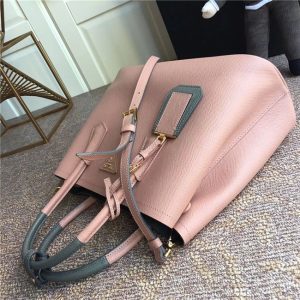 Prada Double Textured-leather Tote (Varied Colors)