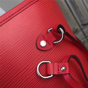 Louis Vuitton Neverfull MM Epi Leather Coquelicot