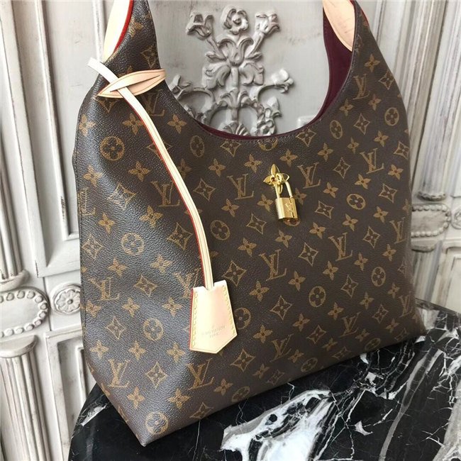 Louis Vuitton Flower Hobo Monogram Beige