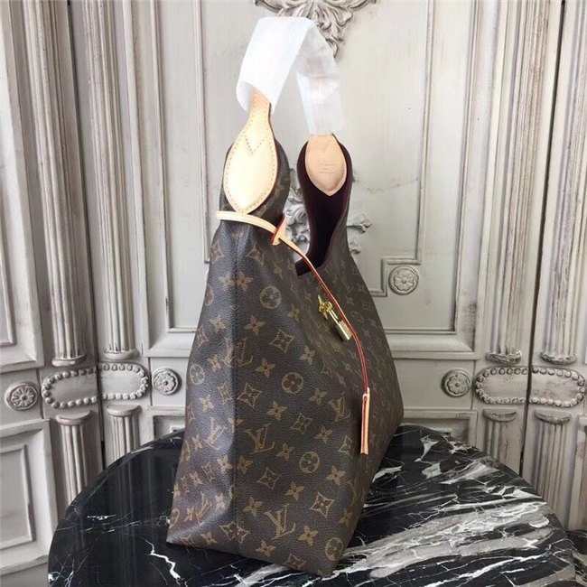 Louis Vuitton Flower Hobo Monogram Beige