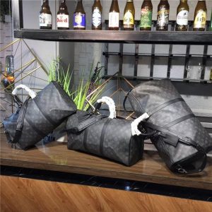 Louis Vuitton Keepall Bandouliere 45 Monogram Eclipse Canvas