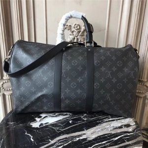 Louis Vuitton Keepall Bandouliere 45 Monogram Eclipse Canvas
