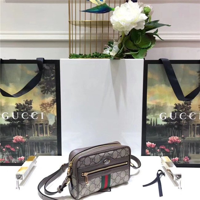Gucci Ophidia GG Supreme Mini Bag GG Supreme Canvas
