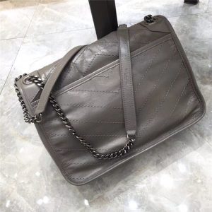 Yves Saint Laurent Medium Niki Chain Bag Grey