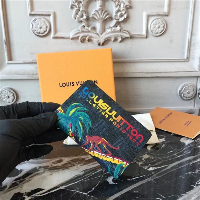 Louis Vuitton Pocket Organizer Damier Cobalt Canvas