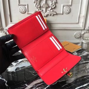 Louis Vuitton Flower Compact Wallet Coquelicot
