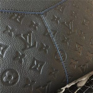 Louis Vuitton Zipped Handbag PM Monogram Empreinte Leather Black