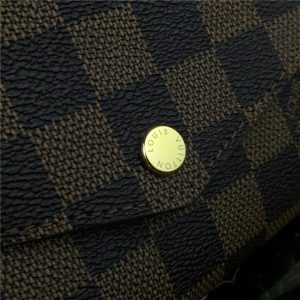 Louis Vuitton Sarah Wallet Damier Ebene Brown
