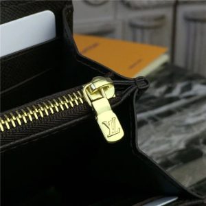 Louis Vuitton Sarah Wallet Damier Ebene Brown