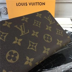 Louis Vuitton Zippy Wallet Monogram Canvas Rose Ballerine