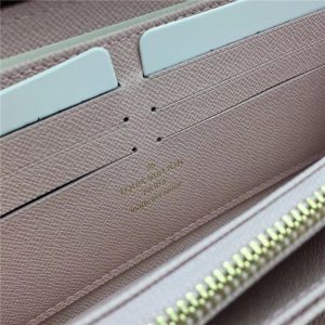 Louis Vuitton Zippy Wallet Monogram Canvas Rose Ballerine