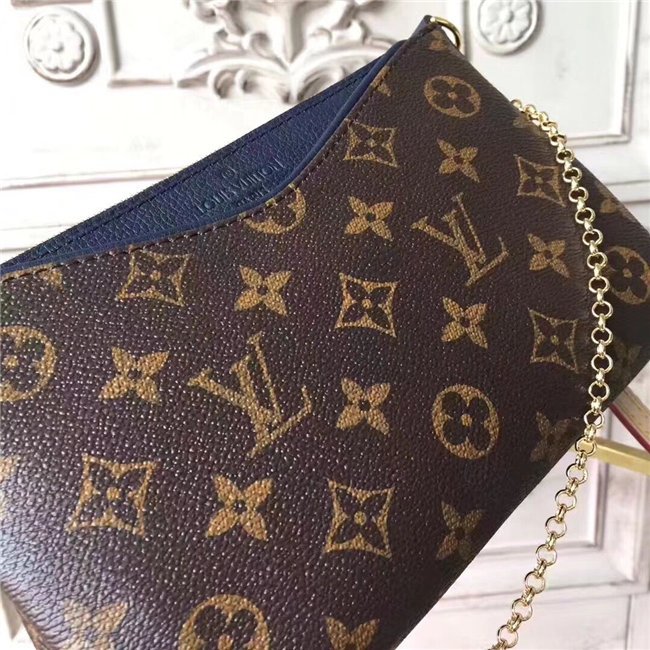 Louis Vuitton Pallas Clutch Bleu Marine