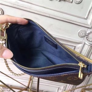 Louis Vuitton Pallas Clutch Bleu Marine