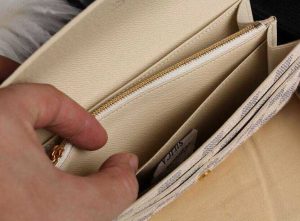 Louis Vuitton Sarah Wallet Damier Azur