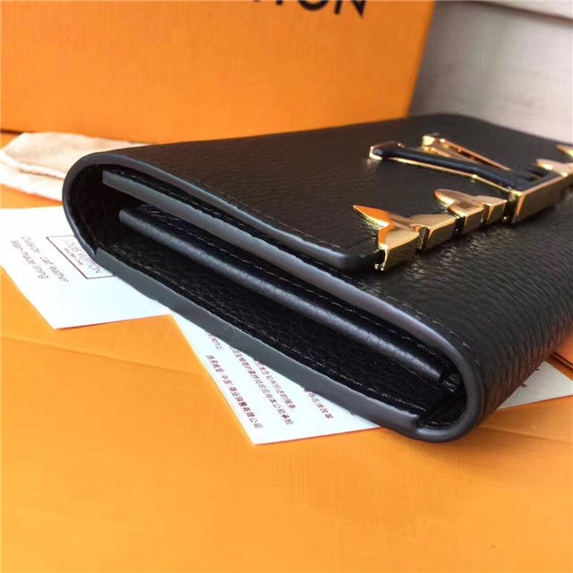 Louis Vuitton Capucines Wallet Noir