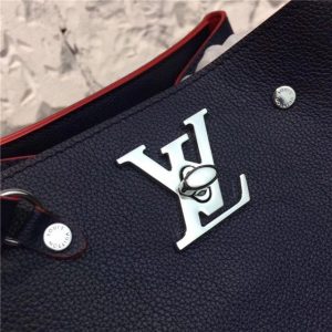 Louis Vuitton Lockme Bucket Navy