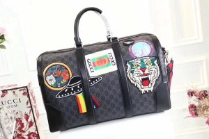 Gucci Night Courrier Soft GG Supreme Carry-on Duffle