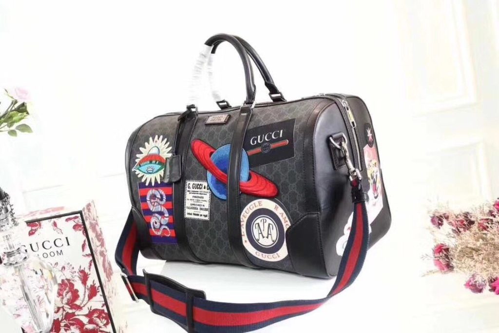 Gucci Night Courrier Soft GG Supreme Carry-on Duffle