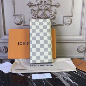 Louis Vuitton Brazza Wallet Damier Coastline Canvas