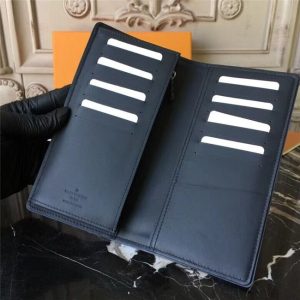 Louis Vuitton Brazza Wallet Damier Coastline Canvas