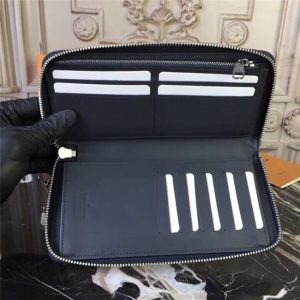 Louis Vuitton Zippy Wallet Vertical Damier Graphite Stripe