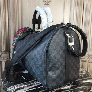 Louis Vuitton Keepall Bandouliere 45 Damier Cobalt Canvas