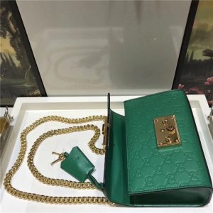 Gucci Padlock Small GG Signature Shoulder Bag (Varied Color) Leather
