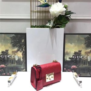 Gucci Padlock Small GG Signature Shoulder Bag (Varied Color) Leather