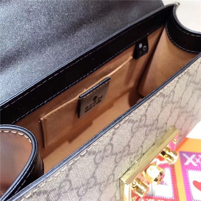 Gucci Padlock small GG Supreme Canvas Shoulder Bag (Varied Colors)