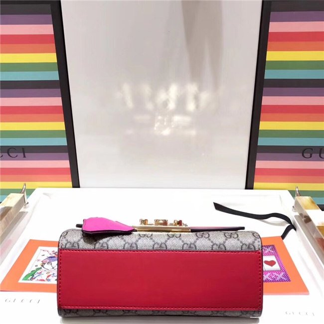 Gucci Padlock small GG Supreme Canvas Shoulder Bag (Varied Colors)