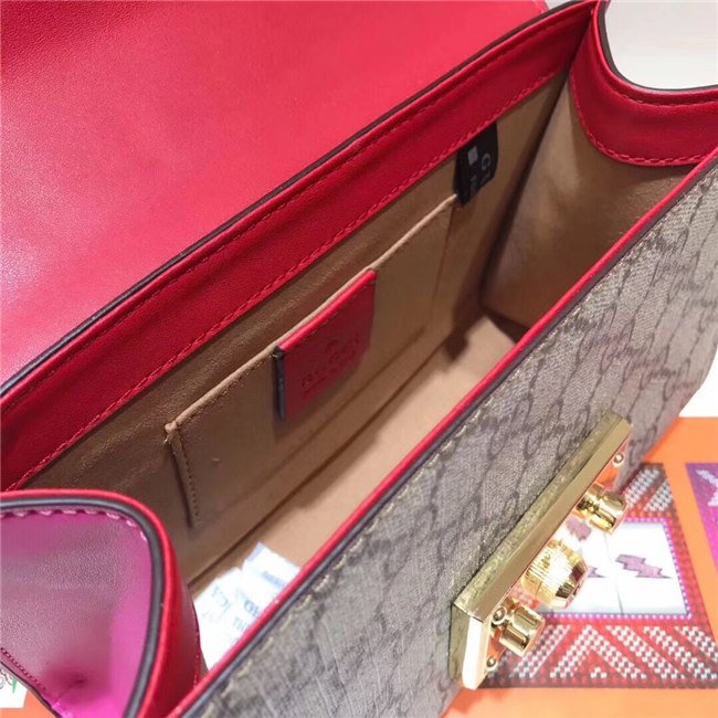 Gucci Padlock small GG Supreme Canvas Shoulder Bag (Varied Colors)