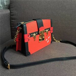 Louis Vuitton Trunk Clutch Epi Red