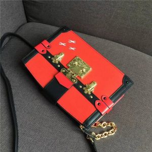 Louis Vuitton Trunk Clutch Epi Red