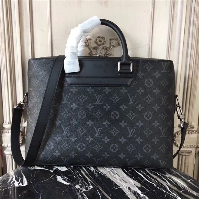 Louis Vuitton Odyssey Briefcase Monogram Eclipse Canvas