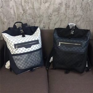 Louis Vuitton Matchpoint Backpack Damier Cobalt Canvas
