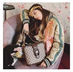 Gucci Dionysus Medium GG Bucket Bag GG Supreme