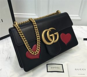 Gucci GG Marmont Medium Heart Shoulder Bag (Varied Colors)