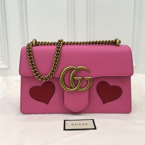 Gucci GG Marmont Medium Heart Shoulder Bag (Varied Colors)