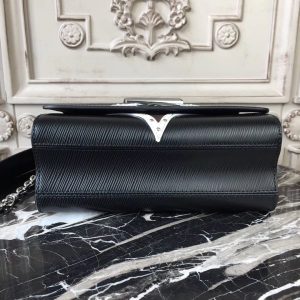 Louis Vuitton EPI Monogram Canvas Chevron Stud Twist MM Black
