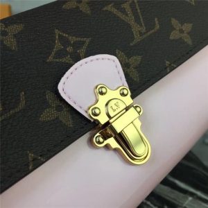 Louis Vuitton Cherrywood Wallet Patent Leather Rose Ballerine
